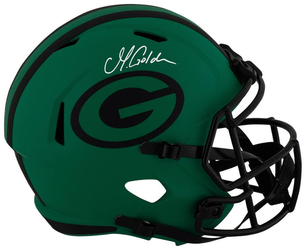 Matthew Golden Signed Packers RAVE Riddell Full Size Replica Helmet - (SS COA)