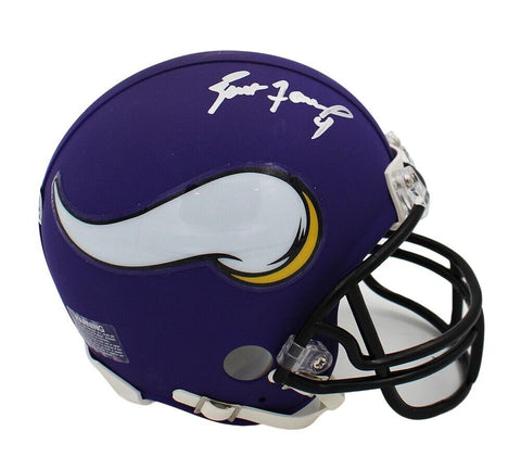 Brett Favre Signed Minnesota Vikings NFL Mini Helmet