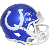 Anthony Richardson Signed Indianapolis Colts Flash Mini Helmet FAN 43021