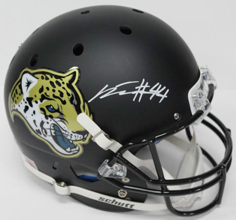 Myles Jack Signed Jaguars Full-Size Custom Matte Black Helmet (PROVA Hologram)