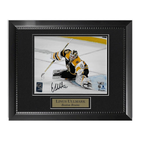Linus Ullmark Signed Autographed 8x10 Photograph Framed to 11x14 Fanatics