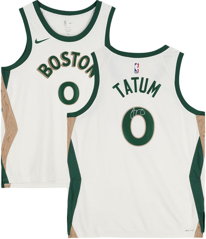 Jayson Tatum Boston Celtics Signed Nike 2023-24 City Edition Swingman Jersey