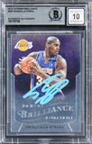 Shaquille O'Neal Signed 2012 Panini Brilliance #229 Card Auto 10! BAS Slabbed