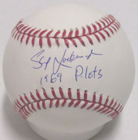 Pilots SKIP LOCKWOOD Signed MLB Baseball AUTO w/ "1969 Pilots" - 1970 Brewers