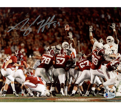 Leigh Tiffin Signed Alabama Crimson Tide Unframed 8x10 NCAA Photo