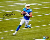 JUSTIN HERBERT AUTOGRAPHED 16X20 PHOTO LOS ANGELES CHARGERS FANATICS HOLO 237006