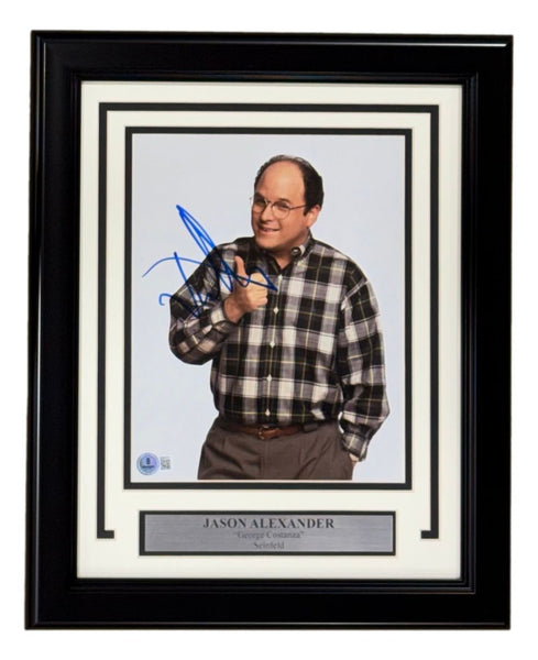 Jason Alexander Signed Framed 8x10 Seinfeld George Costanza Photo BAS BQ95731