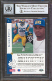 Rams Jerome Bettis Authentic Signed 1993 SP #6 Rookie Card Auto 10! BAS Slabbed
