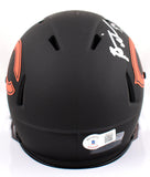 Brian Urlacher Signed Bears Eclipse Speed Mini Helmet w/HOF - Beckett W Hologram