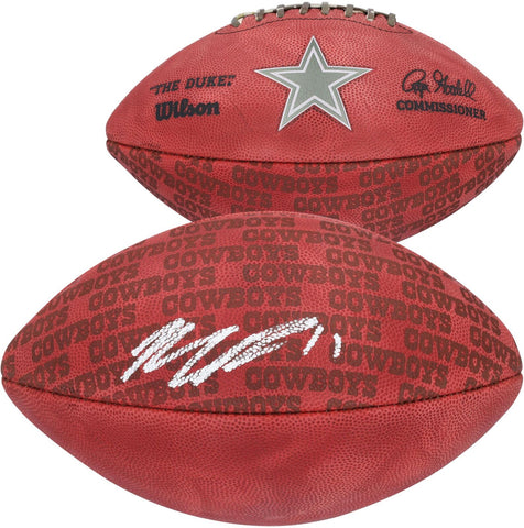 Micah Parsons Dallas Cowboys Autographed Duke Showcase Football