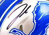 Jahmyr Gibbs Autographed Detroit Lions Speed Mini Helmet- Fanatics *Black