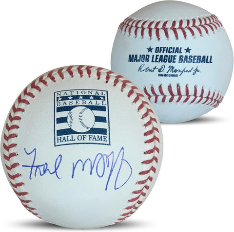 Fred McGriff Autographed Hall of Fame HOF Logo Signed Baseball TRISTAR COA Case