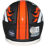 Champ Bailey Autographed Denver Broncos Black Mini Helmet Beckett 42357