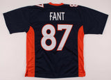 Noah Fant Signed Denver Broncos Jersey (JSA COA) 2019 1st Rd Draft Pick T.E.