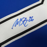 Autographed/Signed Martin St. Louis Tampa Bay Blue Jersey Beckett BAS COA
