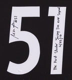 Sean Spence Signed Steelers 35x43 Custom Framed(Rare Unique Inscription see pic)