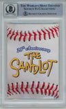 Tom Guiry Signed The Sandlot 20 Anniv. Insert Beckett Auto 10 40661