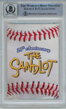 Tom Guiry Signed The Sandlot 20 Anniv. Insert Beckett Auto 10 40661