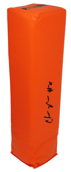 Chris Johnson TITANS Signed Orange Endzone Football Pylon - SCHWARTZ COA