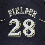 Brewers All Star PRINCE FIELDER Signed Custom Replica NAVY Jersey AUTO - JSA