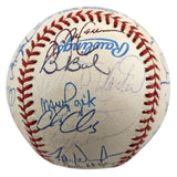 1997 White Sox (33) Thomas, Baines, Guillen Signed Oal Baseball BAS #AC01896
