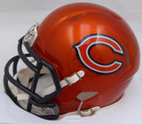 Justin Fields Autographed Orange Flash Mini Helmet Bears Beckett QR W176085