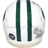 Darrelle Revis Autographed/Signed New York Jets TB Mini Helmet Beckett 42355