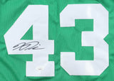 Kendrick Perkins Signed Boston Celtics Jersey (JSA QR) 2008 NBA Champion Center