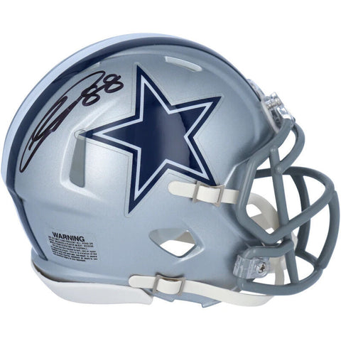 CeeDee Lamb Autographed Dallas Cowboys Mini Speed Helmet Fanatics
