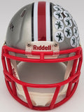 DENZEL BURKE AUTOGRAPHED OHIO STATE FLASH GRAY SPEED MINI HELMET BECKETT 203891