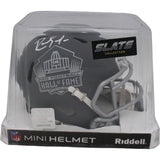 Randy Moss Autographed Minnesota Vikings Hall of Fame Mini Helmet Beckett 46935