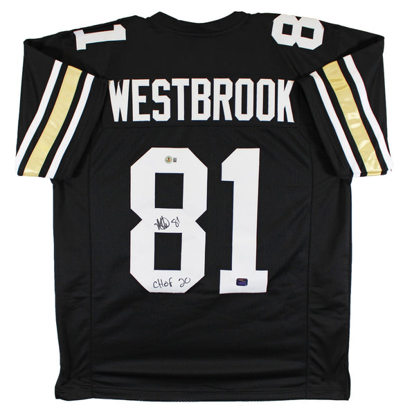 Colorado Michael Westbrook "CHOF 20" Signed Black Pro Style Jersey BAS Witnessed