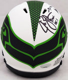 LARGENT & ZORN AUTOGRAPHED SEAHAWKS LUNAR ECLIPSE SPEED MINI HELMET MCS 211065