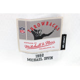 Michael Irvin Autographed Dallas Cowboys M&N White Legacy L Jersey Beckett 51283
