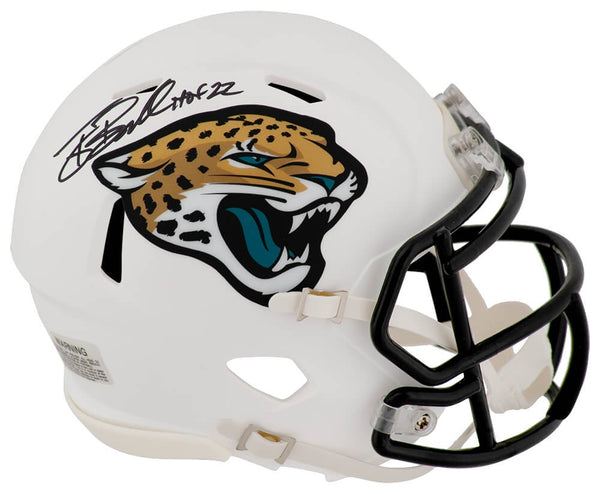 Tony Boselli Signed Jaguars 2024 Alt White Riddell Mini Helmet w/HOF'22 (SS COA)
