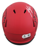 Buccaneers John Lynch Signed Rave Speed Mini Helmet W/ Case BAS Witnessed