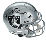 Brock Bowers Autographed "Raider Nation" Speedflex Authentic Helmet Beckett