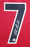 D-Backs Corbin Carroll Authentic Signed Red Pro Style Framed Jersey BAS #R80160