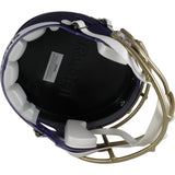 Ray Lewis Autographed Baltimore Ravens F/S 24 Alt Helmet Beckett Witness 49551