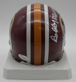 Bobby Mitchell HOF Redskins Signed/Inscribed Mini Football Helmet JSA 211961