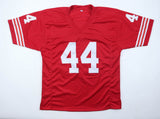 Tom Rathman Signed San Francisco 49ers Jersey (JSA) 2xSuper Bowl Champion / R.B.