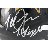 Ray Lewis Ed Reed Terrell Suggs Signed Baltimore Ravens Pro Helmet Beckett 50898