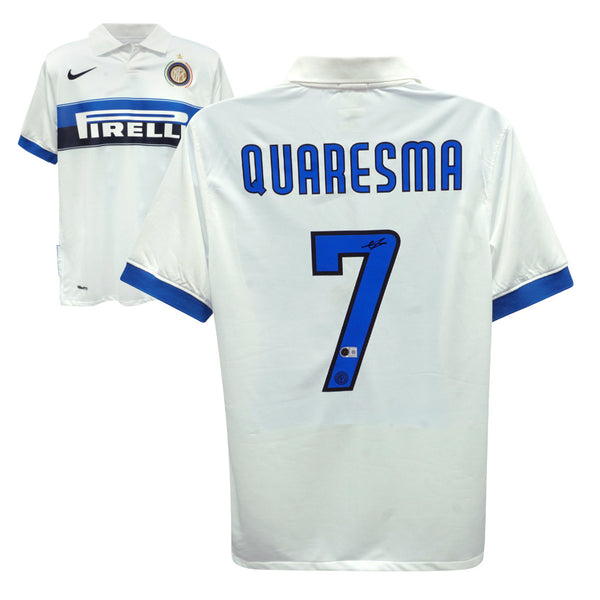 Ricardo Quaresma Signed Inter Milan Away Soccer Jersey #7 with Beckett COA