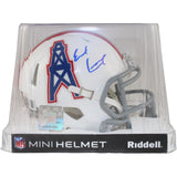 Earl Campbell Autographed/Signed Houston Oilers TB Mini Helmet Beckett 50570