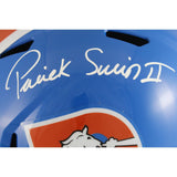 Patrick Surtain Autographed Denver Broncos F/S TB Helmet Beckett Witness 50763