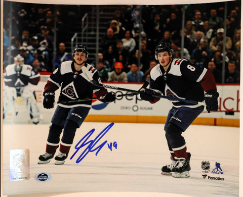 Samuel Girard Colorado Avalanche Autographed 8x10 Photo with Cale Makar LSM COA