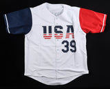 Kevin Kiermaier Signed Team USA Outlaw Jersey Inscribed "Outlaw" (JSA COA) C.F.