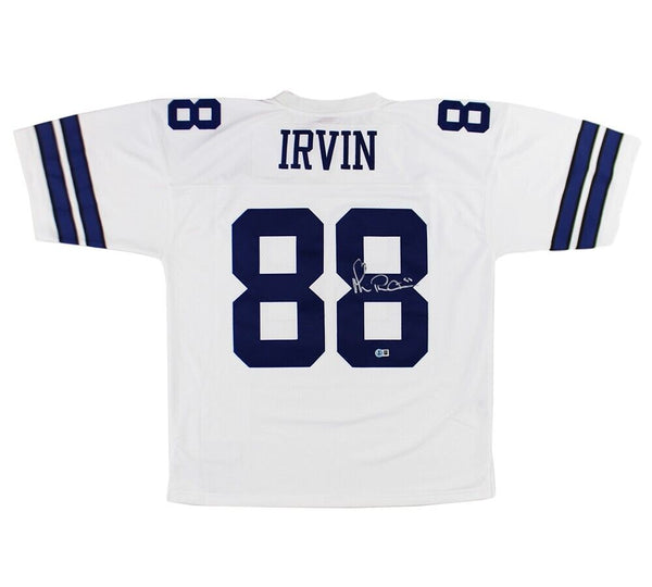 Michael Irvin Signed Dallas Cowboys Mitchell and Ness Legacy White NFL Jersey