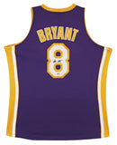 Lakers Kobe Bryant Signed Purple M&N 2000-01 HWC Authentic Jersey PSA #b11463