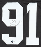 Lukas Van Ness Signed Iowa Hawkeyes Jersey (Beckett) 2023 1st Round Pick Packers